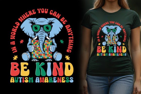 Be Kind Autism Awareness Graphic Review