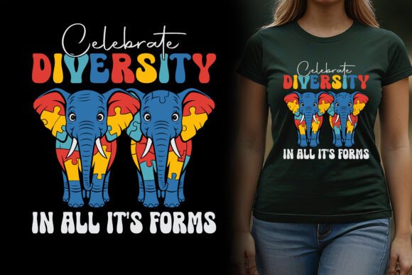 Celebrate Diversity Autism Awareness PNG