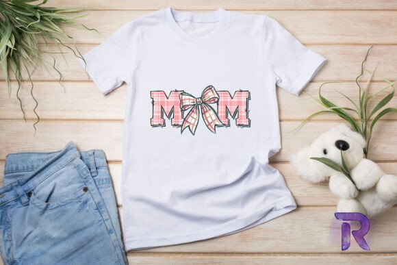 Coquette Mom Applique Embroidery PNG