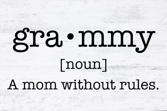 Grammy Definition Mom Without Rules SVG: A Designer's Take