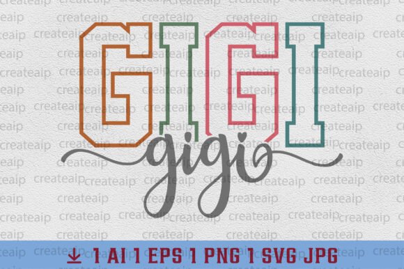 Grandma Varsity Gigi Design in Real Embroidery Use