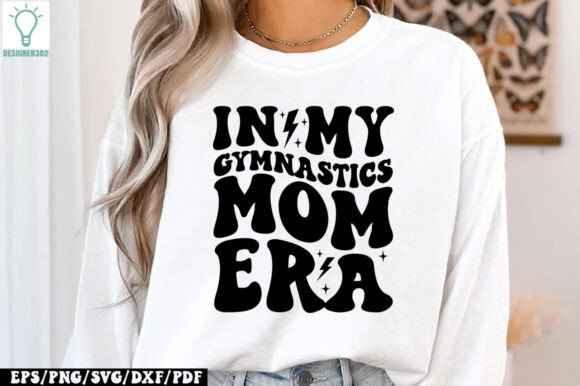 In My Gymnastics Mom Era Retro SVG