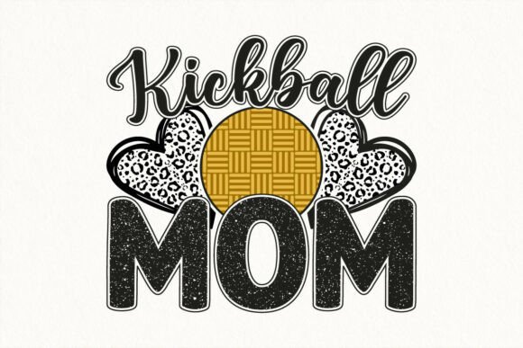Kickball Mom Leopard Print SVG, Sport