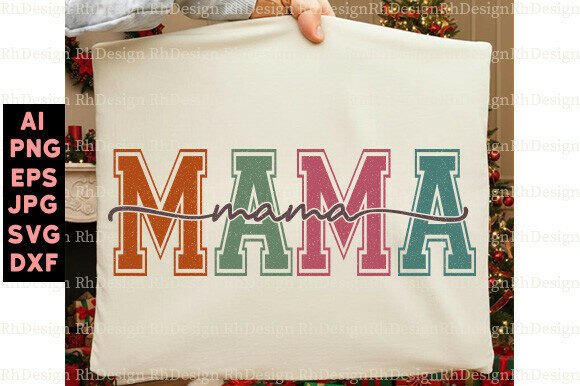 Mama Varsity SVG: Colorful, Confident, Craft-Ready