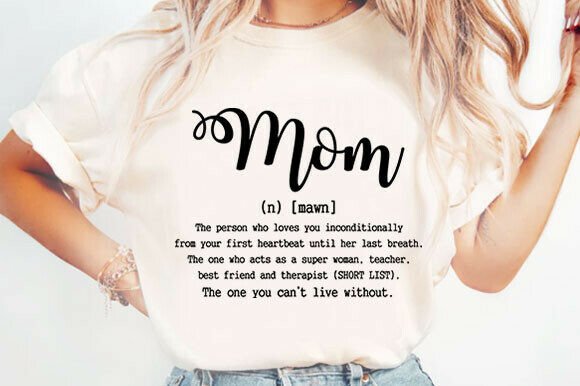 Mom Dictionary Sign SVG File