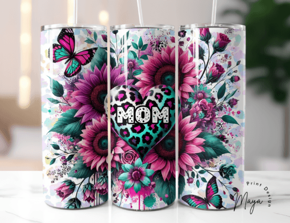 Mom Tumbler Wrap 20 Oz