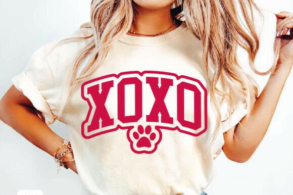 XoXo Paw SVG, Valentine Svg, Dog Mom
